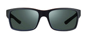 Crawler Rectangle Sunglasses in Black with Graphite Lens Revo Sunglasses
